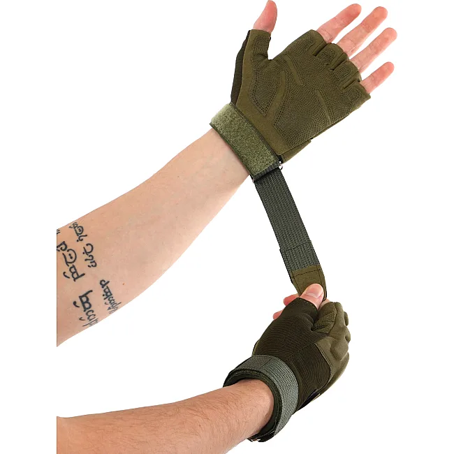 Тактические перчатки
 без пальцев
 SP-SPORT

 BC-8811 (Оливковый)