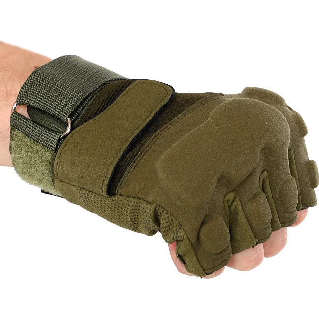 Тактические перчатки
 без пальцев
 SP-SPORT

 BC-8811 (Оливковый)