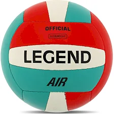 Волейбольный мяч LEGEND AIR VL-8446 №5 PU-красный (Зеленый-красный)