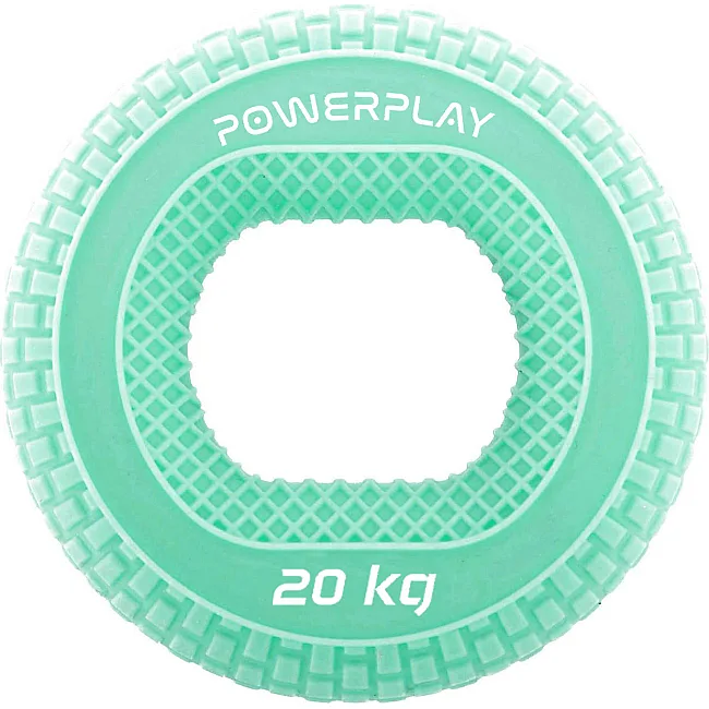 Эспандер кистевой силиконовый PowerPlay PP-4333 Medium 20 кг. Зеленый
