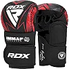 Перчатки для ММА (Греплинговые перчатки) RDX одобрено IMMAF Red