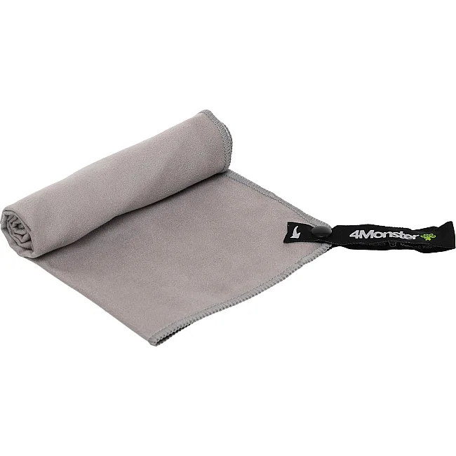 Спортивное полотенце антибактериальное ANTIBACTERIAL TOWEL 4MONSTER T-ECT-50 30x50см (Серый)
