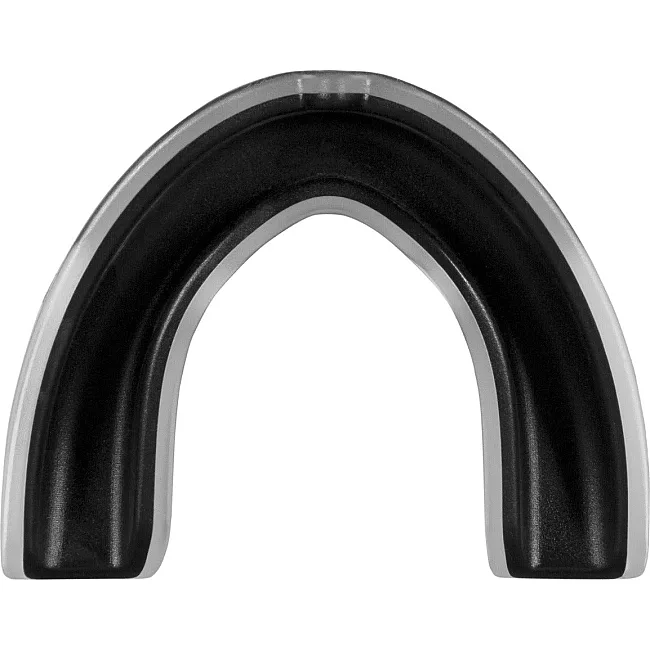 Капа для бокса TITLE Boxing Gel Triple-Shox 2.0 Black/Grey взрослая (возраст 11+) Grey/Black