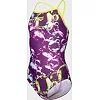Купальник закрытый для девочек Arena SOAP BUBBLES SWIMSUIT LIGHT DR фиолетовый