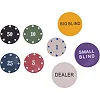 Набор для покера в круглой металлической коробке Texas Holdem Poker set SP-SPORT
 IG-6616 240 фишек
