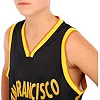 Детская баскетбольная форма
 NBA клуб San Francisco 30 BA-6595 (Черный-желтый)