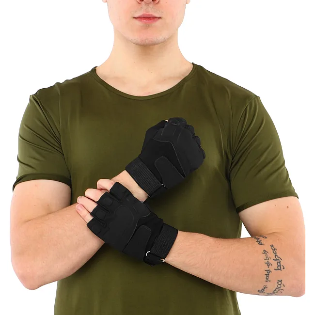 Тактические перчатки
 без пальцев
 SP-SPORT

 BC-8811 (Оливковый)