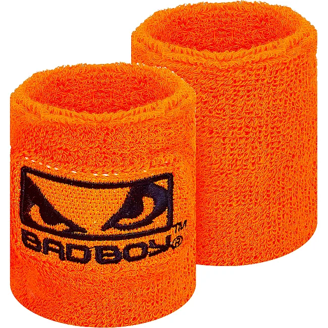 Спортивный напульсник впитывающий влагу BAD BOYBC-5762 1шт (Оранжевый)