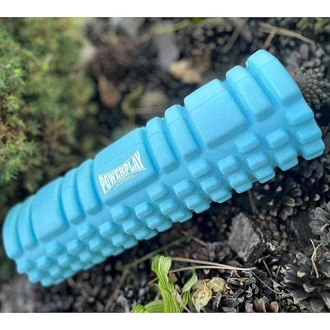 Массажный ролик (роллер) PowerPlay 4342 Massage Roller Синий (30x10см.)