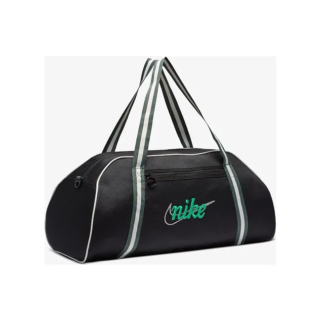 Сумка спортивна Nike W NK GYM CLUB - RETRO 24L чорний Жін 33×51×23 см