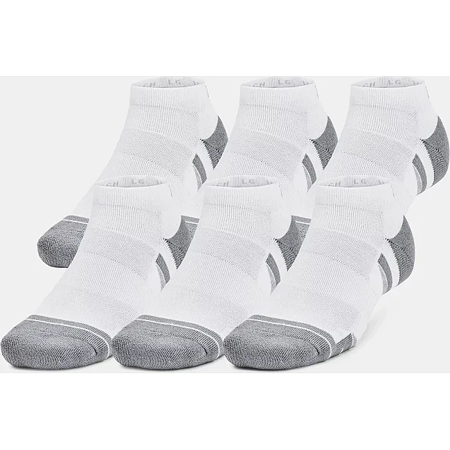 Носки UNDER ARMOUR Unisex Perf Tech 6pk Low белый