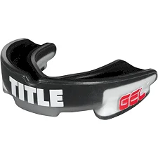 Капа для бокса TITLE Boxing Gel Triple-Shox 2.0 Black/Grey взрослая (возраст 11+) Grey/Black