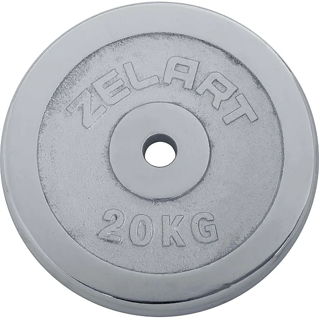 Блины диски хромированные ZELART
 TA-7786-20 31мм 20кг хром