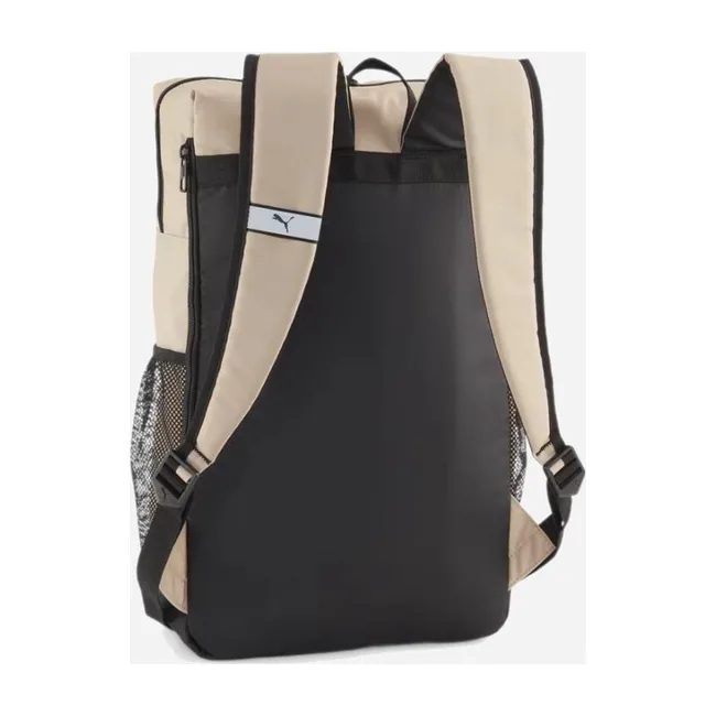 Рюкзак PUMA EvoESS Box Backpack 24L черный, бежевый 30x15x48 см