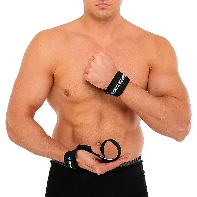 Лямки для тяги LIFTING STRAP LiveUp LP8092 2шт (Черный)