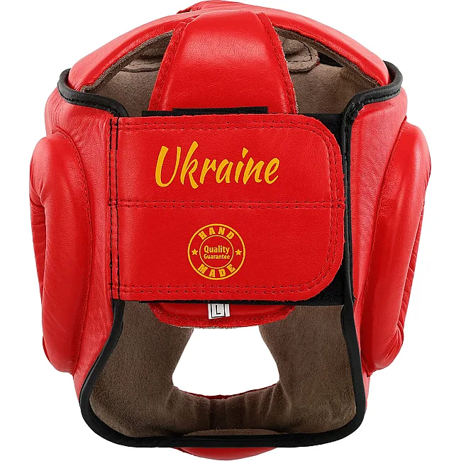 Тренировочный шлем для бокса кожа
 BOXER

 NEW 2033-N (Черный)