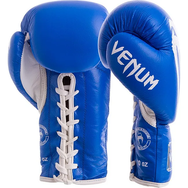 Перчатки для бокса

 на шнуровке кожаные VENUM
 GIANT VL-5786 (Красный)
