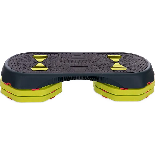 Степ-платформа для фитнеса и аэробики 3 уровня высоты MDBuddy FI-2587 (MD1712) 108x42x10-20см