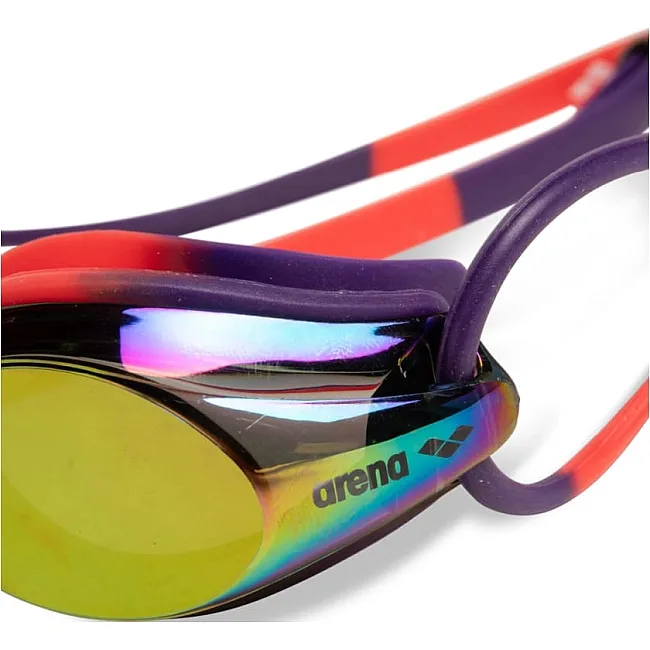 Очки для плавания Arena TRACKS MIRROR фиолетовый, розовый