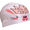 Шапочка для басейну силіконова юніорська MADWAVE Junior LITTLE BUNNY M057913 (Білий)