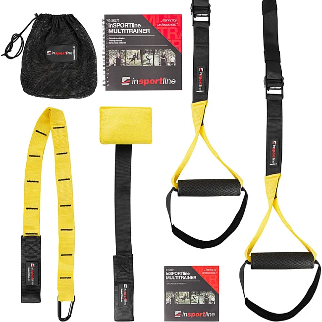 Подвесная система для силовых тренировок inSPORTline MultiTrainer, желтый