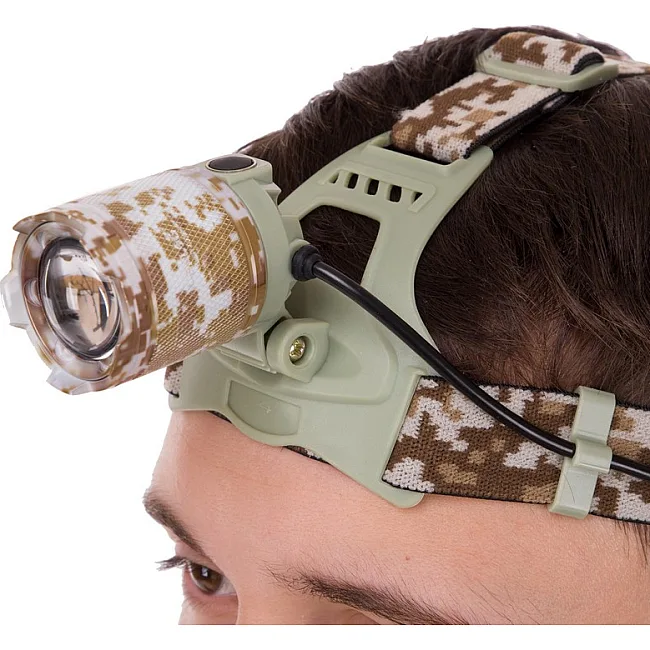 Налобный фонарик
 SP-SPORT
 SY-003M (Камуфляж Marpat)