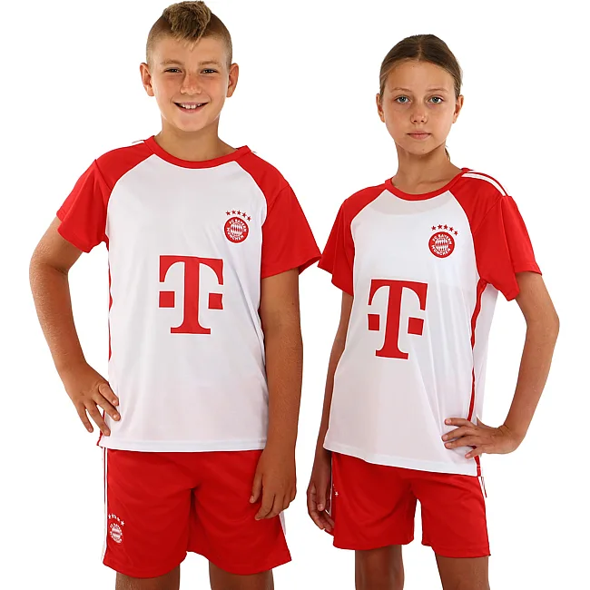 Футбольна форма дитяча із символікою клубу
 BAYERN MUNCHEN домашня 2024 SP-SPORT

 CO-7187 (Білий-червоний)