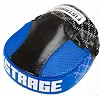 Лапа боксерская изогнутая тренировочная кожа FISTRAGE VL-4308 23x17x6см 2штуки (Красный)