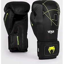Боксёрские перчатки VENUM Training Camp 4.0 - Black/Neon Green