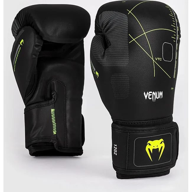 Боксерські рукавички VENUM Training Camp 4.0 - Black/Neon Green