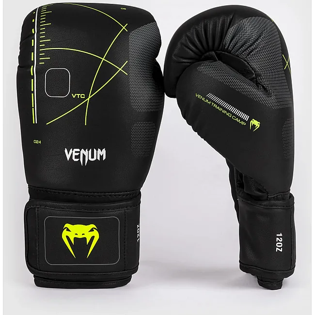 Боксерські рукавички VENUM Training Camp 4.0 - Black/Neon Green