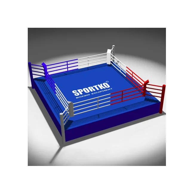 Боксерский ринг Sportko Профессиональный (7,5x7,5 м)