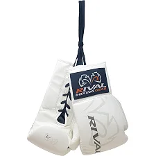 Сувенирные боксерские перчатки под автограф RIVAL Autograph With Logo - Synthetic White