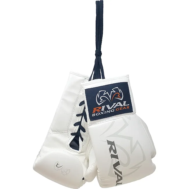 Сувенірні боксерські рукавиці під автограф RIVAL Autograph With Logo - Synthetic White