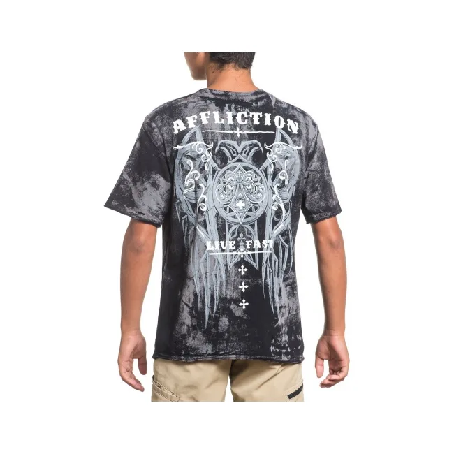 Футболка детская AFFLICTION Royale Youth Silver