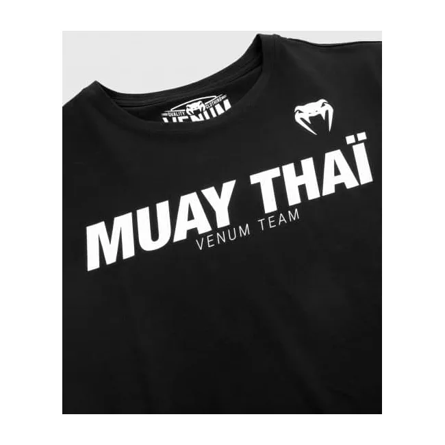 Футболка VENUM Muay Thai VT Black White