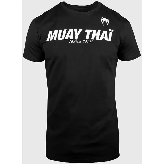 Футболка VENUM Muay Thai VT Black White