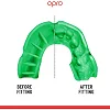 Капа для боксу для дітей OPRO Self-fit GEN5 Youth Silver Pink Green