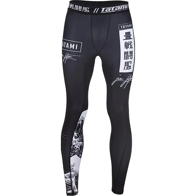 Компрессионніе штаны TATAMI Kanagawa Black