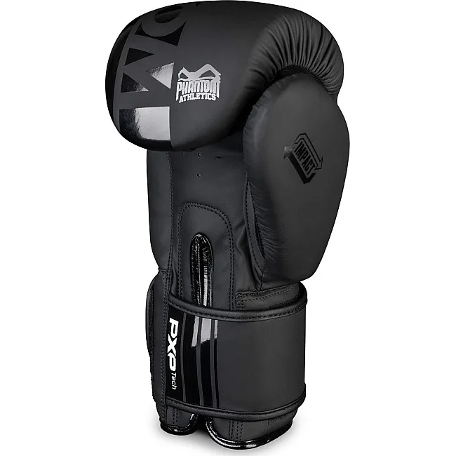 Перчатки для бокса PHANTOM APEX Black (капа в подарок)