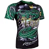 Рашгард VENUM Crocodile Short Sleeves Black Green