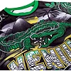 Рашгард VENUM Crocodile Short Sleeves Black Green