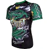 Рашгард VENUM Crocodile Short Sleeves Black Green