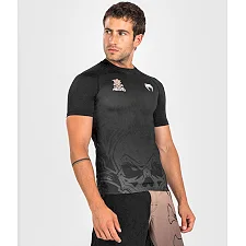 Рашгард VENUM Reorg Short Sleeves Black