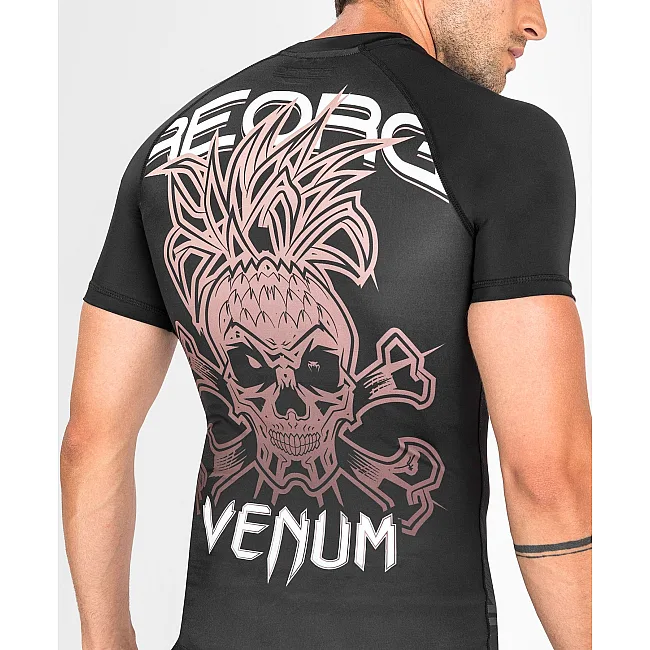 Рашгард VENUM Reorg Short Sleeves Black