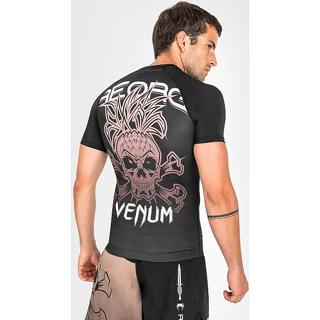 Рашгард VENUM Reorg Short Sleeves Black