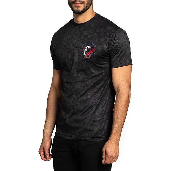 Футболка AFFLICTION Ck Tribunal A24272 Black Mass