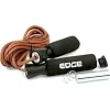 Скакалка кожаная EDGE Pro Line 300см. с обвесниками ESK-2 черная