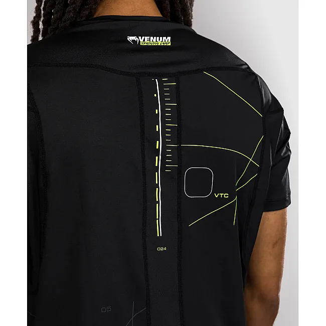Тренувальна футболка VENUM Training Camp 4.0 Dry Tech - Black/Neon Green