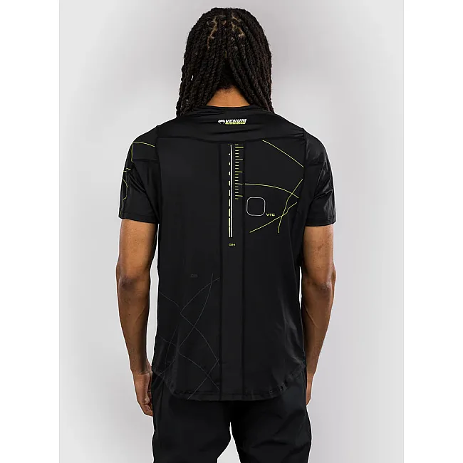 Тренувальна футболка VENUM Training Camp 4.0 Dry Tech - Black/Neon Green